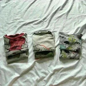 Bundle of 3 Pajama Sets: Lego Star Wars, Dinosaurs, Disney Pixar All Size 3T